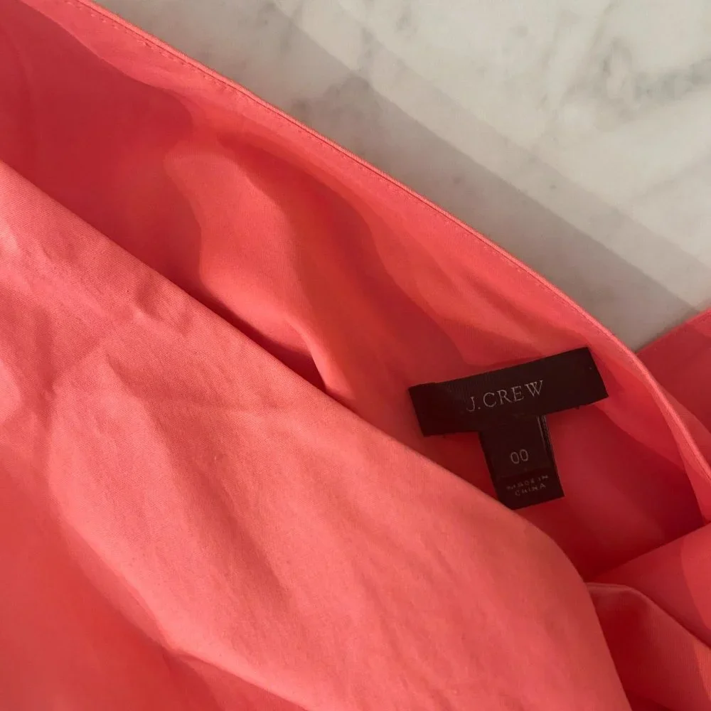 J. Crew Jumpsuit CORAL - Wrap-tie - Size 00 - Picture 7 of 8